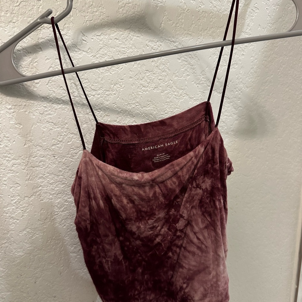 American Eagle Tie-Dye Spaghetti Strap Top